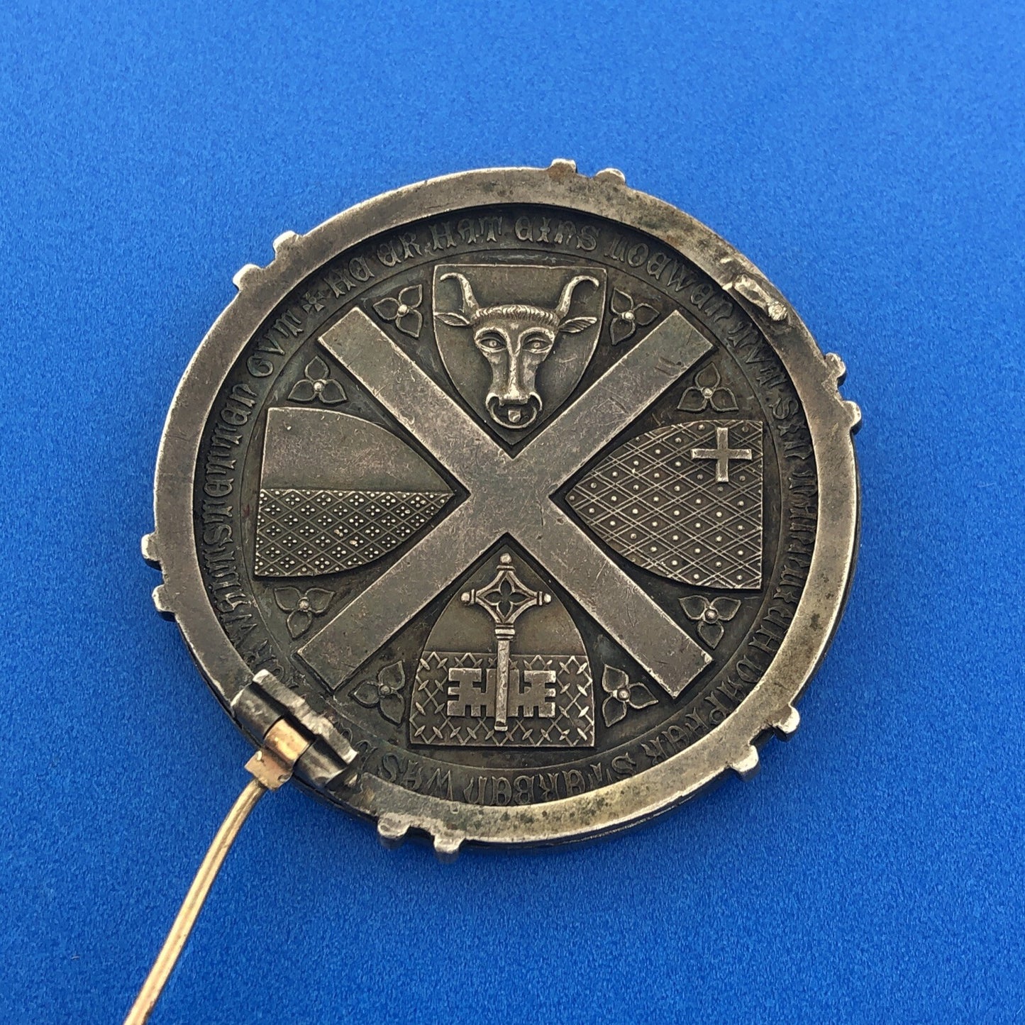 Sterling Silver 925 Battle of Sempach Switzerland 1885 Commemorative Coin Medal