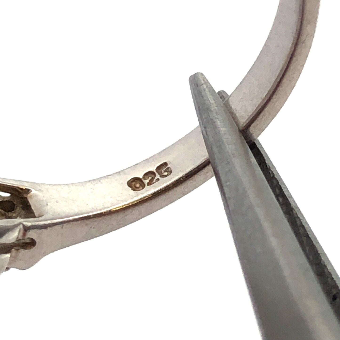 Designer TGGC 925 Sterling Silver Pink Tourmaline White Topaz Cluster Ring