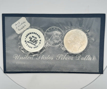 1923 P Peace Dollar GSA Soft Pack United States Uncirculated Silver Dollar Coin