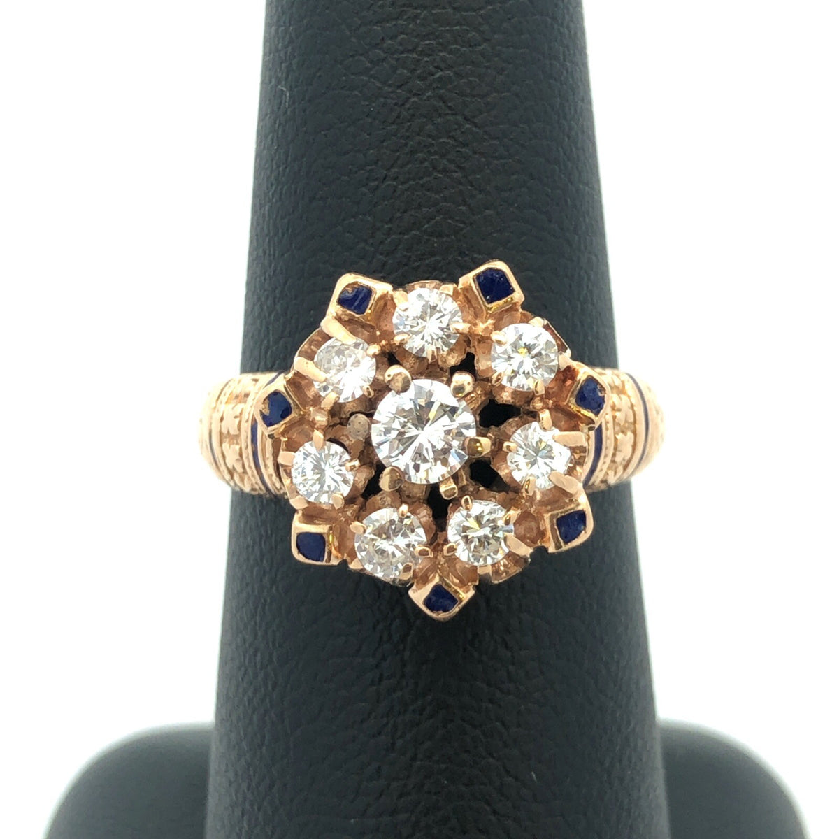 Designer 14K White Gold Round Diamond Wedding Anniversary Band Ring