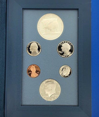 1987 S US Constitution Commem Silver Dollar Prestige Six Coin Proof Set OMP/COA