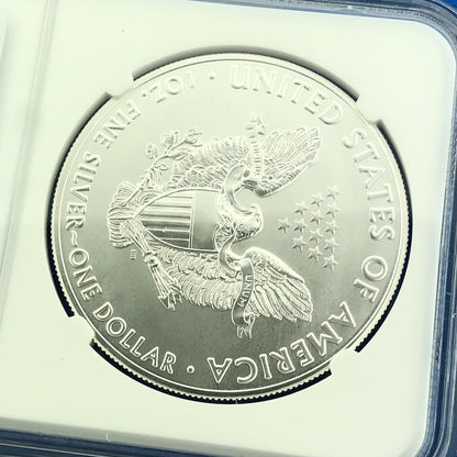 2020 U.S. State Series $1 American Silver Eagle NGC MS70 New Mexico 1 Oz w/COA