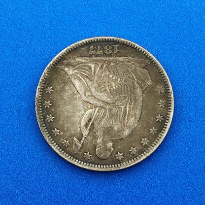 1877 P Silver Seated Half Dollar 50c Better Type 4 Key Rare Philadelphia Coin