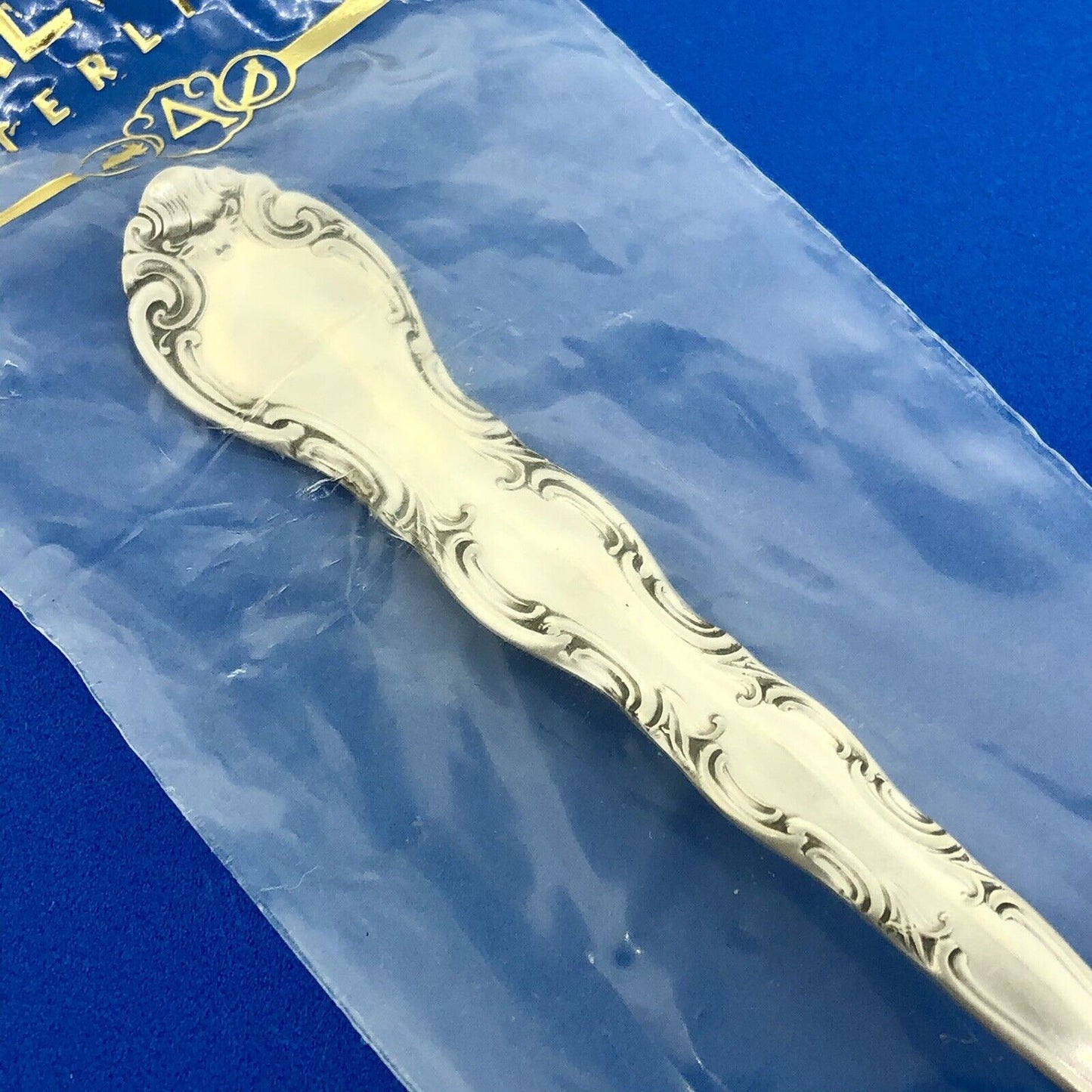 Sterling Silver Flatware Alvin French Scroll Cream Soup Spoon New