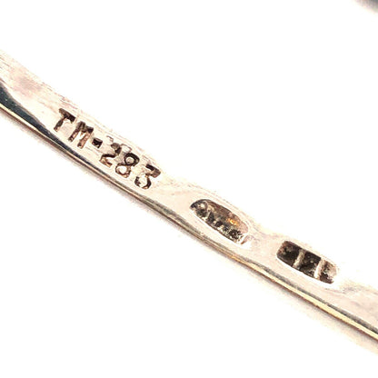 Vintage Taxco Mexico 925 Sterling Silver Turquoise Oval Bangle Bracelet