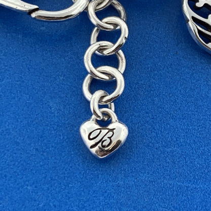 Brighton Tri Colored Silver Plate Fall Autumn Leaves Statement Charm Bracelet