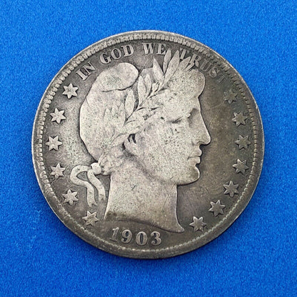 1903 S Silver Barber Half Dollar Better Key Date San Francisco Coin Rare Scarce