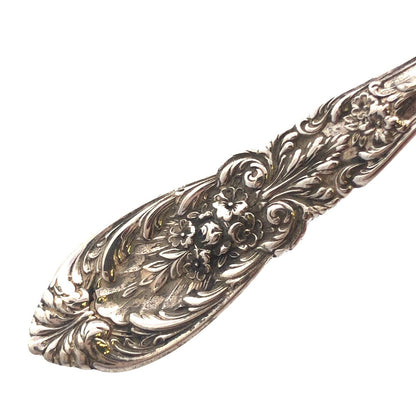 Vintage International Sterling 925 Sterling Silver Floral Spoon Handle Pendant
