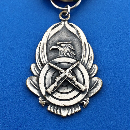 1958 First U.S. Army Slow Fire Rifle Team 2nd Place Team Award Ribbon & Medal