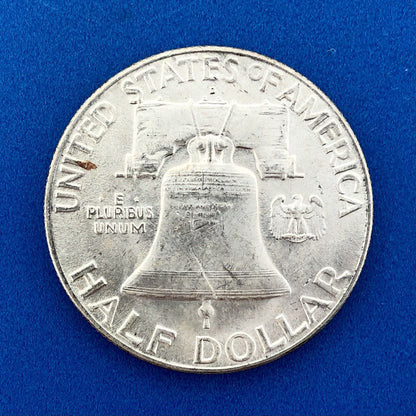 1948 D Franklin Silver Half Dollar Better Key Date Scarce Rare Denver Mint Coin