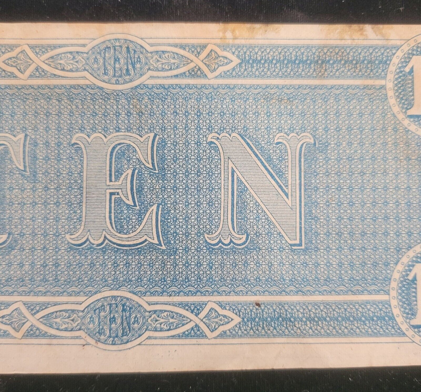 1864 $10 Richmond, VA Confederate States of America Obsolete Currency Bank Note