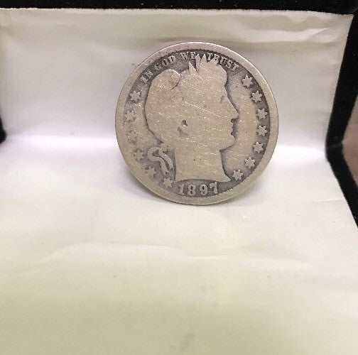 1897 O Barber Silver Quarter 25c $.25 Better Key New Orleans Rare Scarce