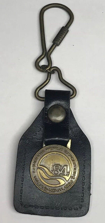 1984 New Orleans World's Fair Louisiana World Exposition Coin Key Chain