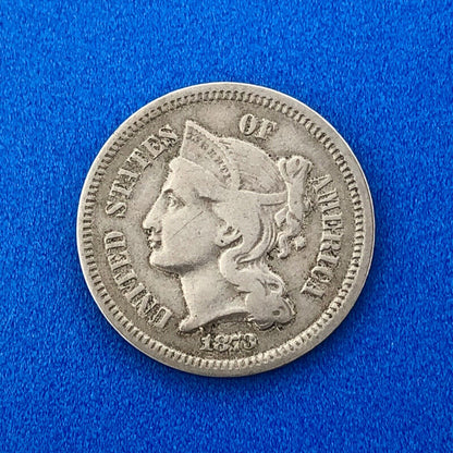 1873 P Nickel Three Cent Piece 3c Better Key Rare Scarce Philadelphia Coin