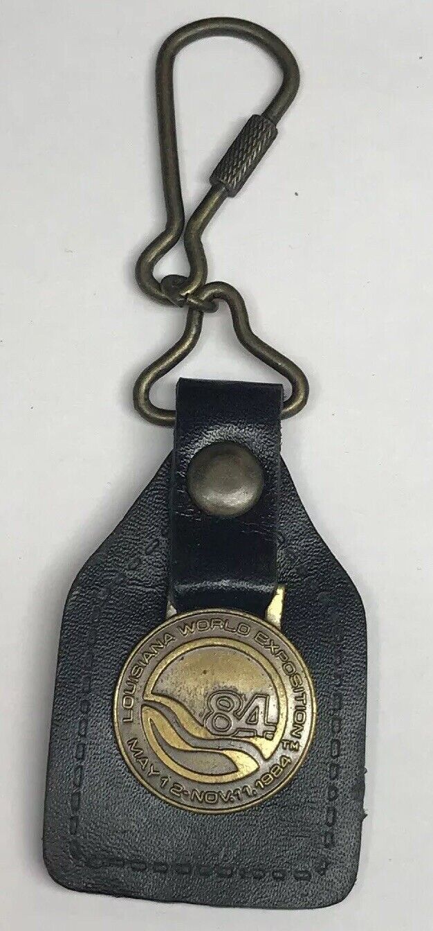 1984 New Orleans World's Fair Louisiana World Exposition Coin Key Chain