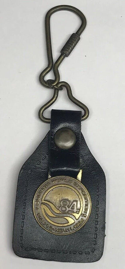 1984 New Orleans World's Fair Louisiana World Exposition Coin Key Chain