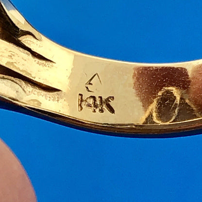 14K Yellow Gold Lavender Jade Diamond Ruby Sapphire Accented Statement Ring