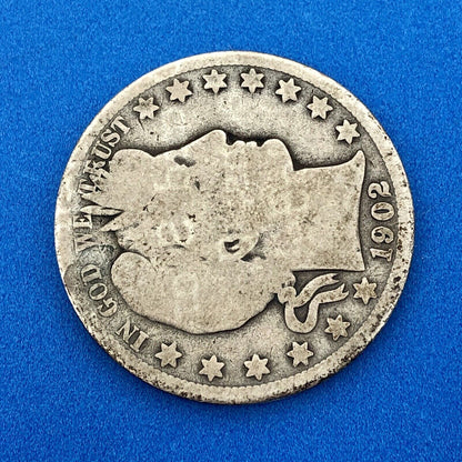 1902 O Silver Barber Half Dollar Better Key Date Rare Scarce New Orleans Coin