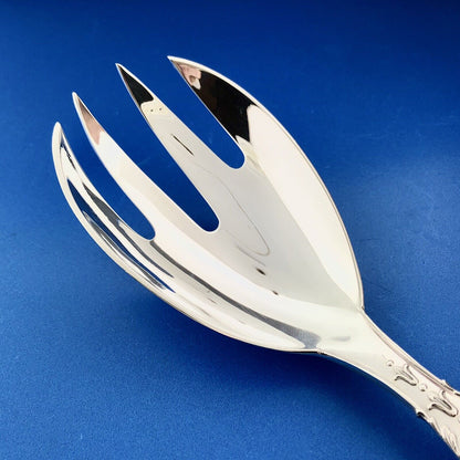 Buccellati Anacapri Italian 925 Sterling Silver Salad Server Serving Fork 9-3/4"