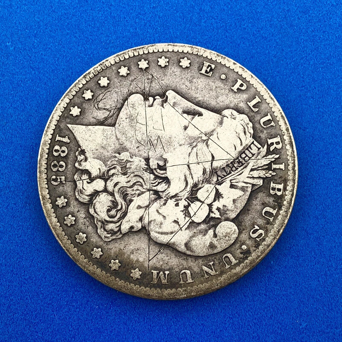 1885 S Morgan Silver Dollar Better Rare Key San Francisco Mint Coin As Is