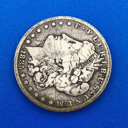 1885 S Morgan Silver Dollar Better Rare Key San Francisco Mint Coin As Is