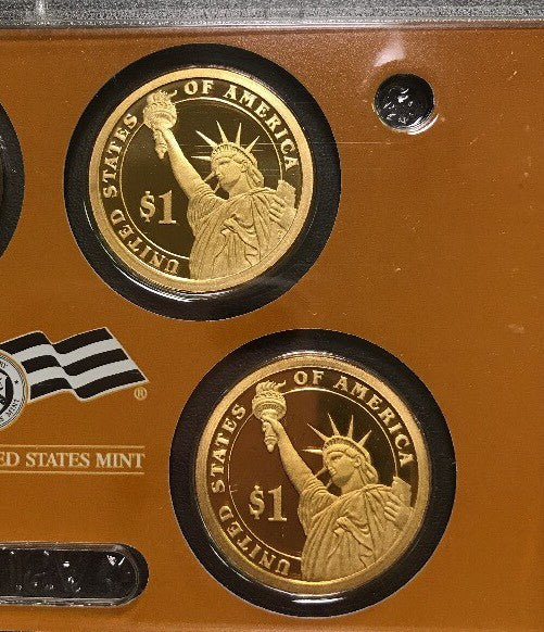 2007 S U.S. Mint Presidential 1$ Dollar Coin Proof Set Complete With Box/COA