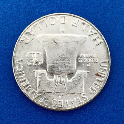 1948 D Franklin Silver Half Dollar Better Key Date Scarce Rare Denver Mint Coin