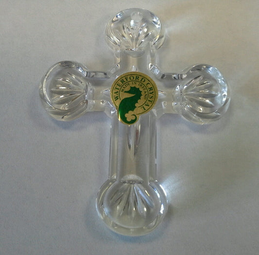 Waterford Crystal Cross Ornament Comes with Pouch