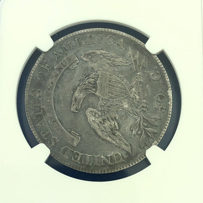 1808/7 Capped Bust Silver Half Dollar 50c Lettered Edge NGC VF30 O-101 Coin