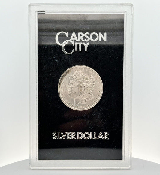 1882 CC Morgan Silver Dollar GSA Better Key Carson City Mint Coin Box & COA