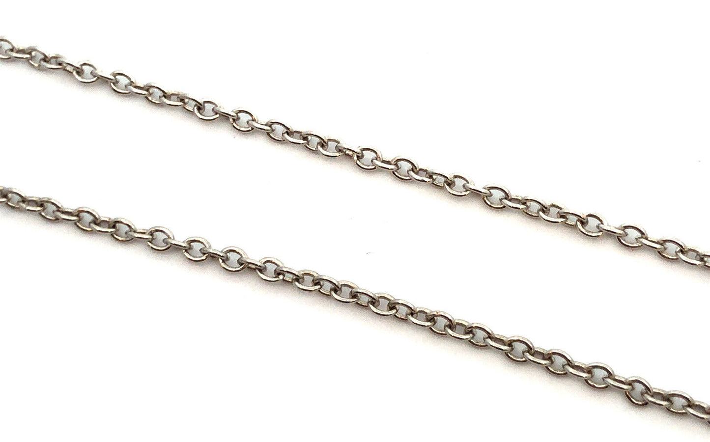 Designer 925 Sterling Silver Cursive Love Chain Valentines Bracelet