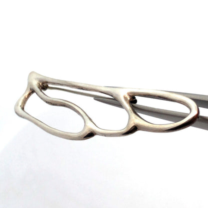 Vintage Designer Cummings 925 Sterling Silver Insect Dragonfly Wing Brooch