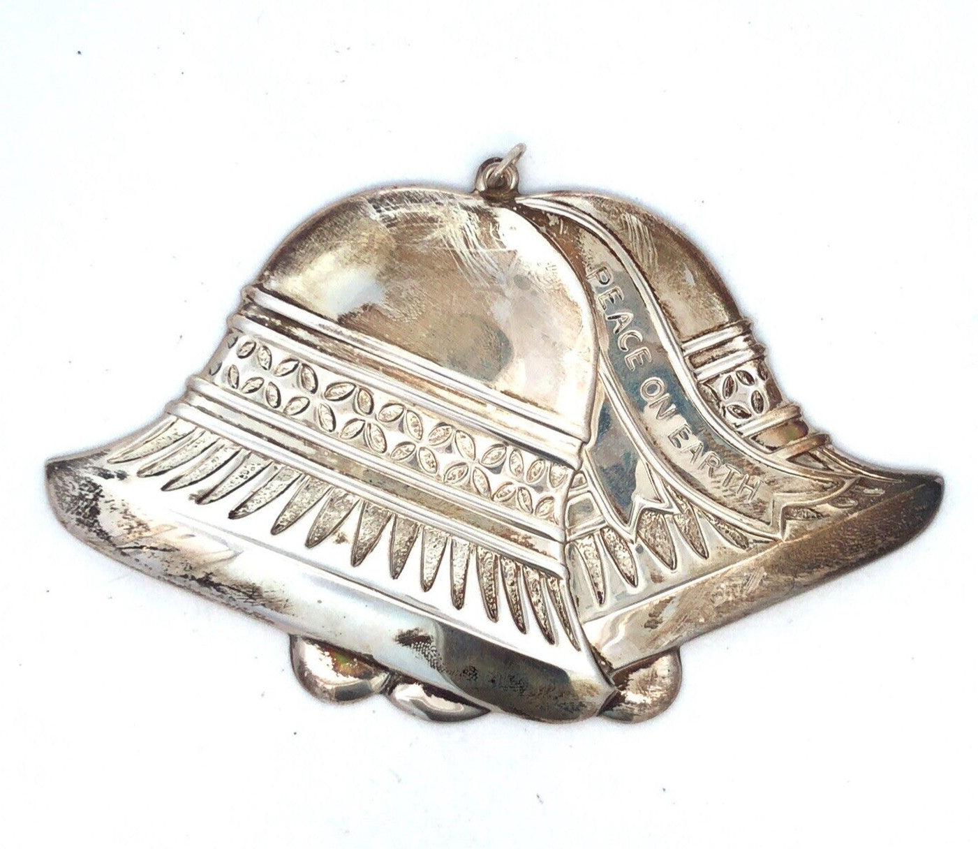 1979 Gorham Luther Bookout 925 Sterling Silver Bells Of Peace Limited Ornament