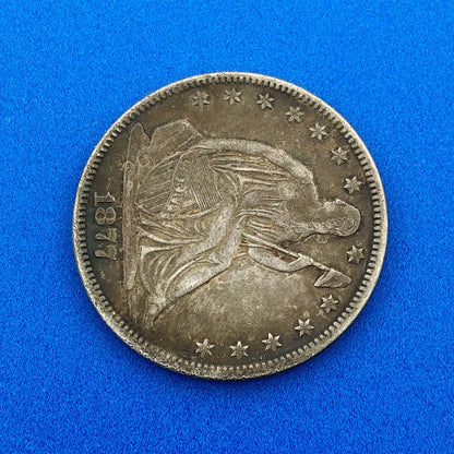 1877 P Silver Seated Half Dollar 50c Better Type 4 Key Rare Philadelphia Coin