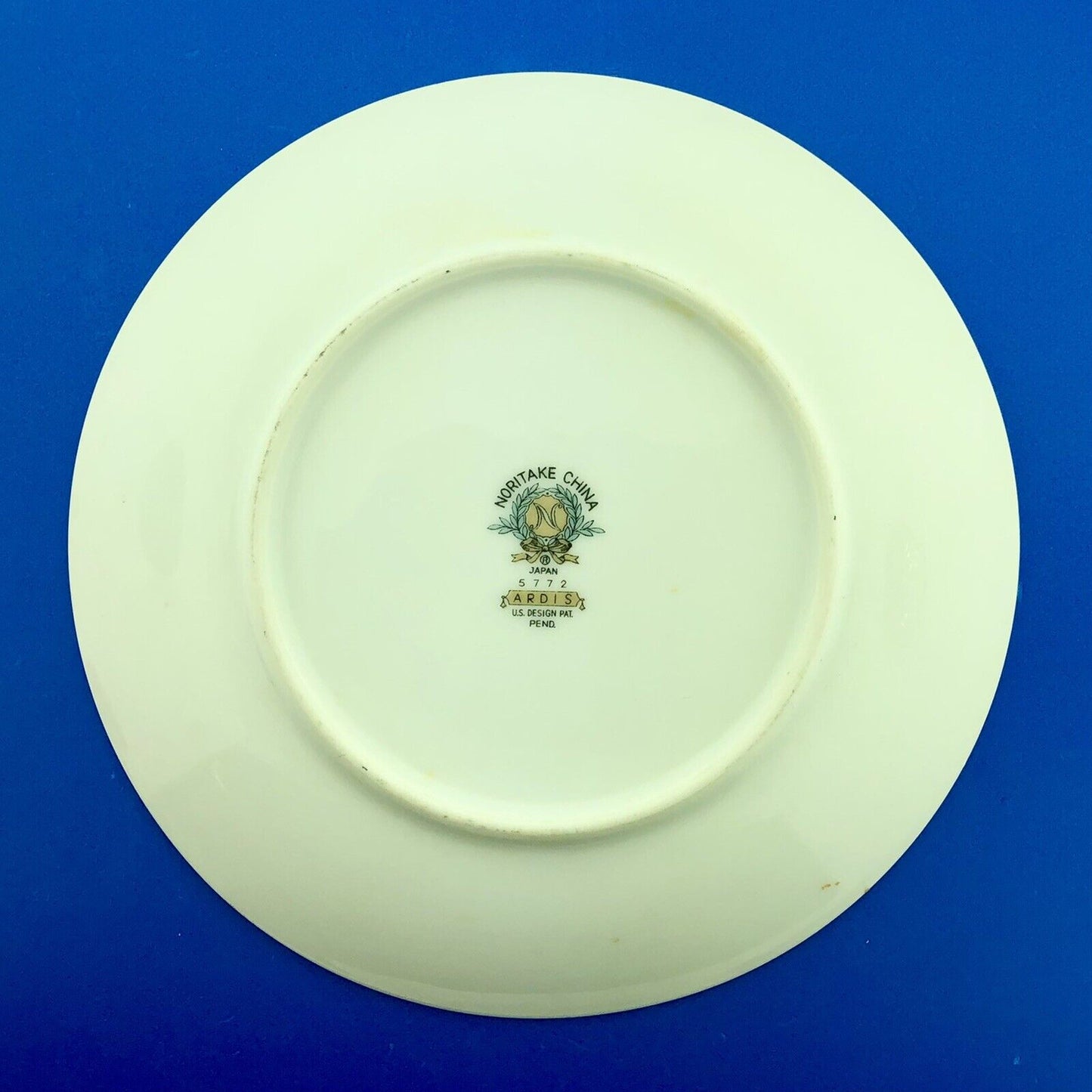 Retired Noritake Ardis China 6 3/8" Platinum Tab Bread Butter Plate TWO Pc Set