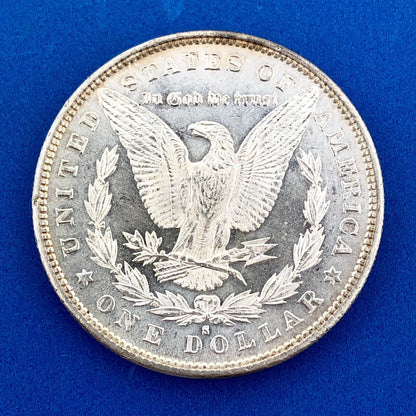 1880 S Morgan Silver Dollar San Francisco Beauty Brilliant Uncirculated Coin