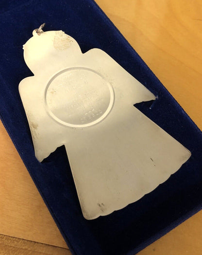 1975 Gorham Luther Bookout 925 Sterling Silver Limited Christmas Angel Ornament