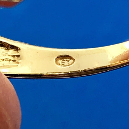 Designer 14K Yellow Gold Tanzanite Marquise Solitaire Diamond Accent Ring