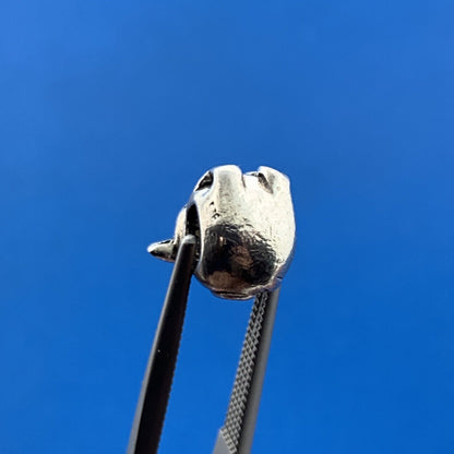 Retired Chamilia 925 Sterling Silver Sitting Monkey Bracelet Slide Charm