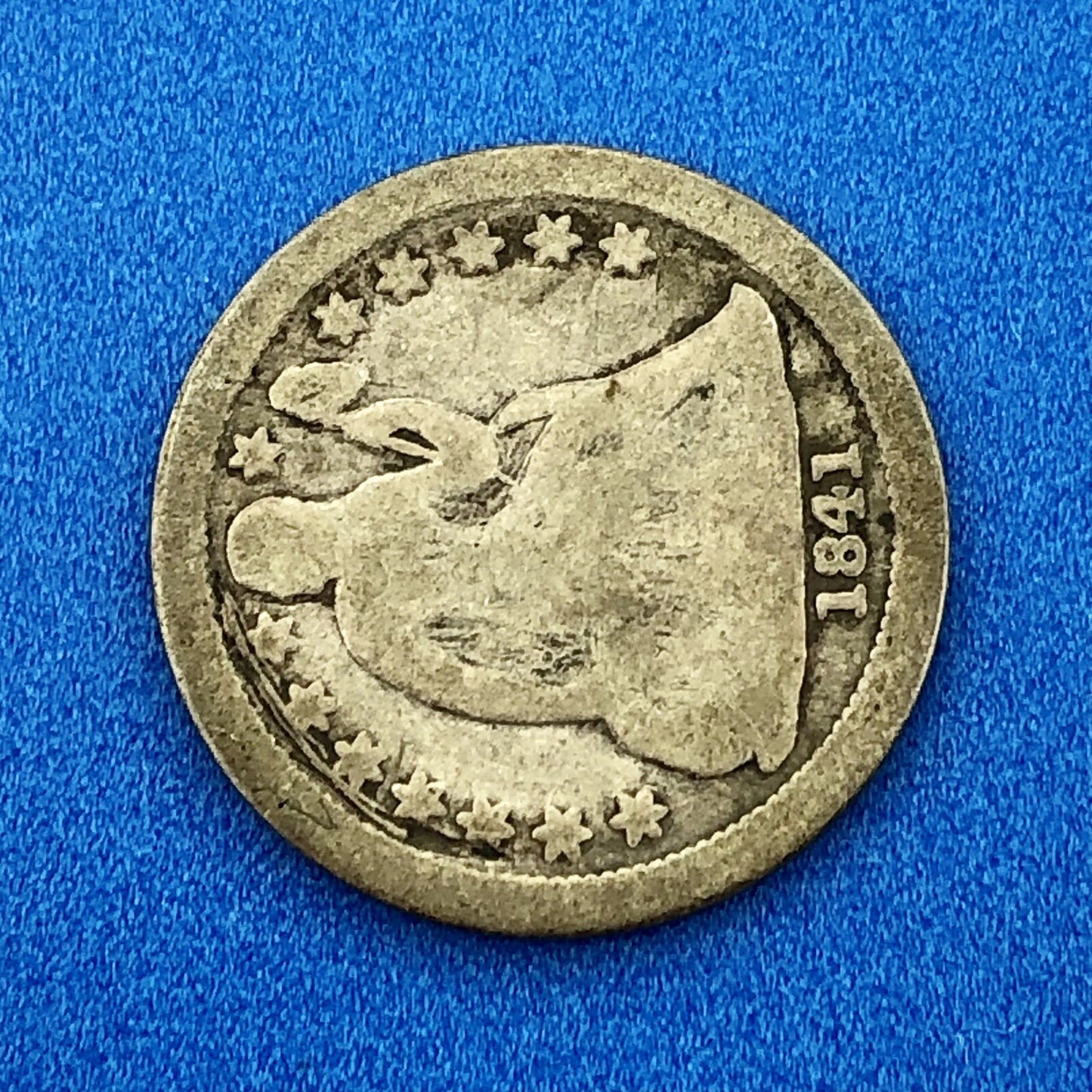 1841 O Seated Liberty Silver Dime 10c Better Key Rare Scarce New Orleans Coin