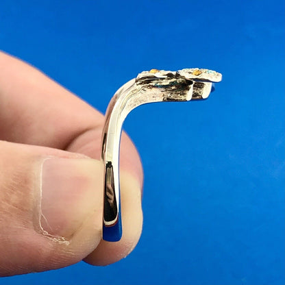 Modernistic Sterling Silver Pink Blue Yellow Cubic Zirconia CZ Butterfly Ring