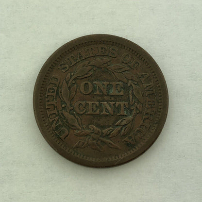 1851 Liberty Head Braided Hair Large Cent 1c Philadelphia Mint Copper Coin