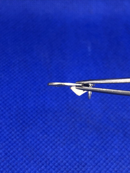 Sterling Silver 925 Peace Sign Hippie Small Round Pendant Charm