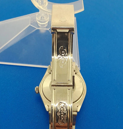 Rolex Stainless Steel Oyster Perpetual 1002 34MM  Silver dial