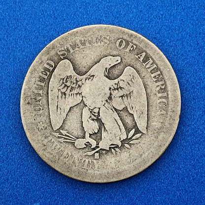1875 S Silver Seated Liberty Twenty Cent Piece 3 Year Type San Francisco Coin
