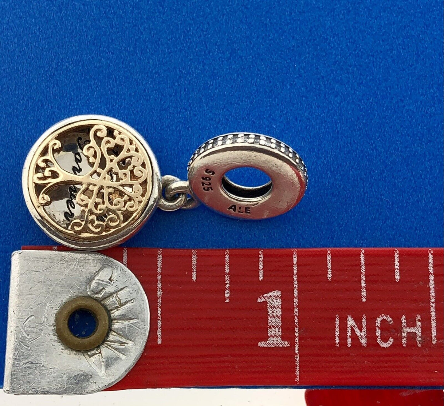 Authentic Pandora Sterling Silver 925 ALE Family Roots Charm 791988CZ