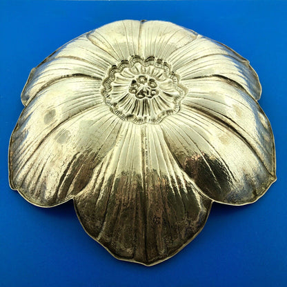 Gianmaria Buccellati Flower Sterling Silver Grosse Schale Narzisse Candy Bowl