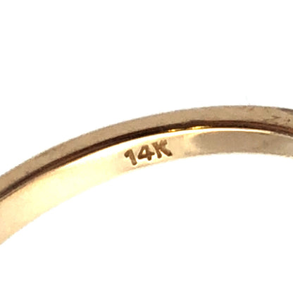 Designer 14K Yellow Gold Oval Purple Tanzanite Trio Anniversary Band Ring