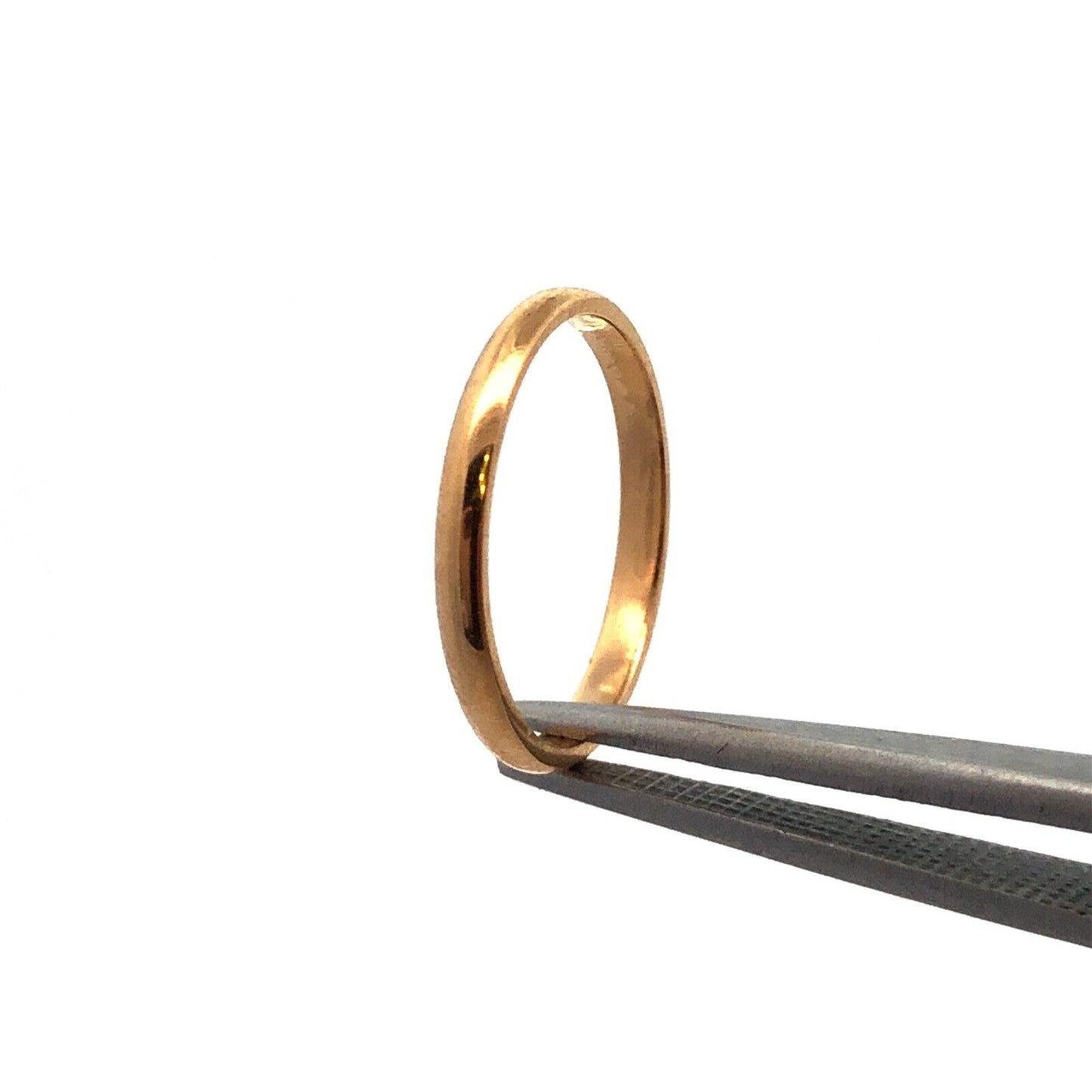 Designer BAB 10K Yellow Gold Childs Simple Stackable Pinky Band Ring