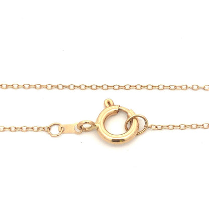 Designer Stauer 10K Yellow Gold Green Pear CZ Halo Statement Pendant Necklace